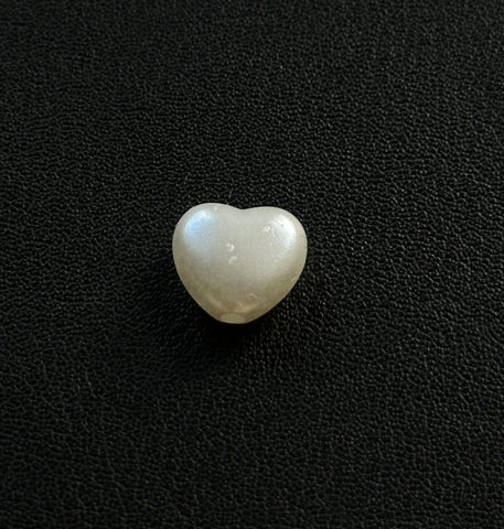 Pearl Heart Charm