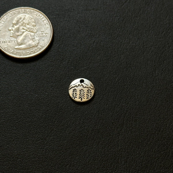 Mountain Coin Silver Charm