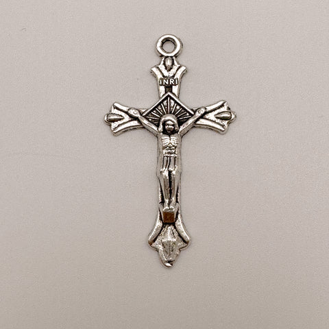 Cross Symbol Charm - Silver