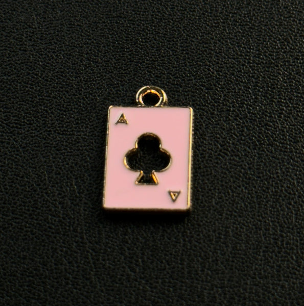 Pink Ace Charm