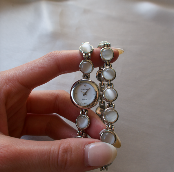Silver Cote d' Azur Watch Set